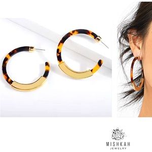 Just In🎉Bohemian Acrylic Acetate Hoop Earrings